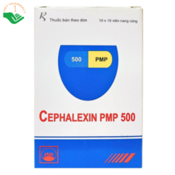 Thuốc Cephalexin PMP 500 Pymepharco điều trị nhiễm khuẩn (10 vỉ x 10 viên)