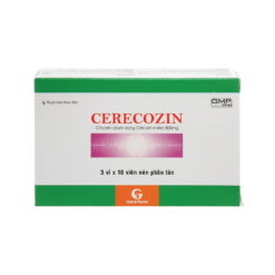 Thuốc Cerecozin 500mg (Hộp 3 vỉ x 10 viên)