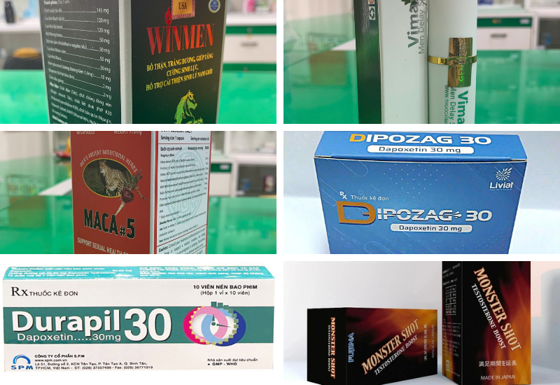 top 6 sản phẩm, thuốc chống xuất tinh sớm dành cho nam giới