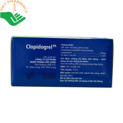 Thuốc Clopidogrel 75mg phòng ngừa nhồi máu cơ tim, đột quỵ