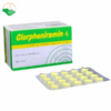 Thuốc Clorpheniramin 4mg DHG điều trị viêm mũi dị ứng, chảy nước mũi (10 vỉ x 20 viên)