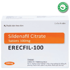 Thuốc cường dương ERECFIL-100 (Sildenafil Citrate 100mg)
