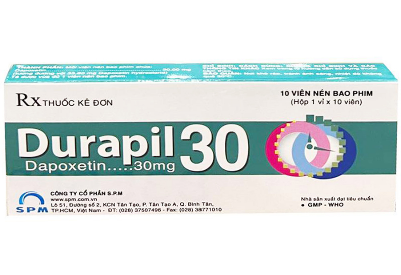 Thuốc điều trị xuất tinh sớm Durapil 30mg