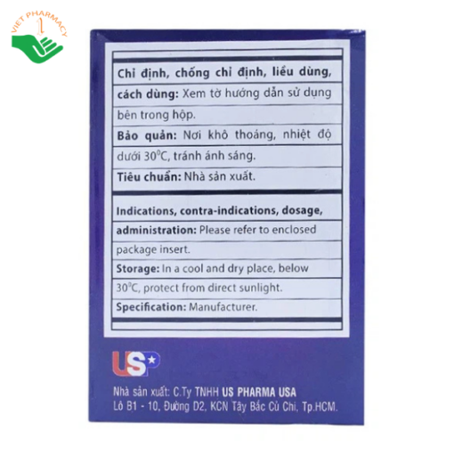 Thuốc Drimy USP bổ sung vitamin, khoáng chất (10 vỉ x 10 viên)