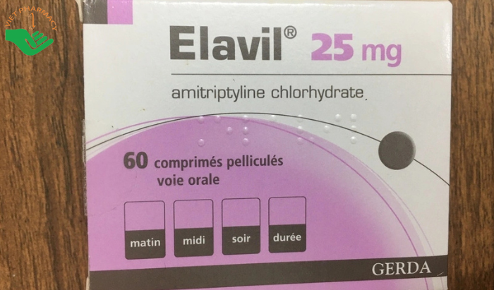 Thuốc Elavil 25mg chống trầm cảm (3 vỉ x 20 viên)