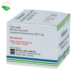 Thuốc Eldoper điều trị tiêu chảy cấp và mạn tính (Hộp 10 vỉ x 10 viên)