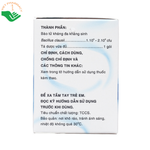 Thuốc Enterobella Mekophar điều trị và phòng ngừa rối loạn vi sinh đường ruột (25 gói x 1g)