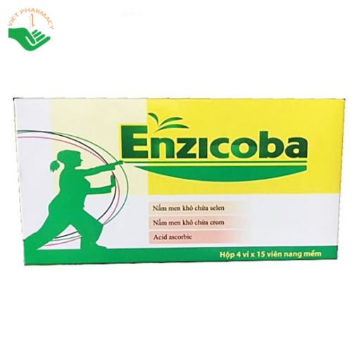 Thuốc Enzicoba CPC1 ngăn ngừa quá trình lão hóa, tăng đề kháng (4 vỉ x 15 viên)