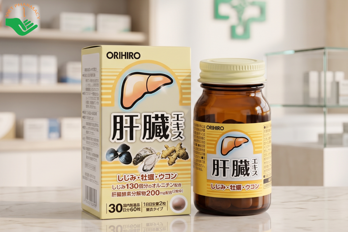 Viên uống giải độc gan Orihiro Nhật Bản