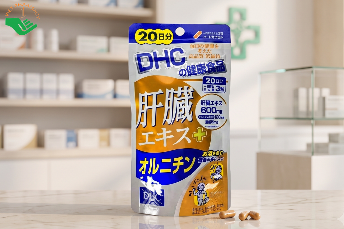 Viên uống giải độc gan DHC Nhật Bản