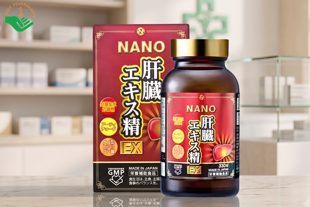Viên uống giải độc gan Nichiei Bussan Nano Liver Extract Sperm EX