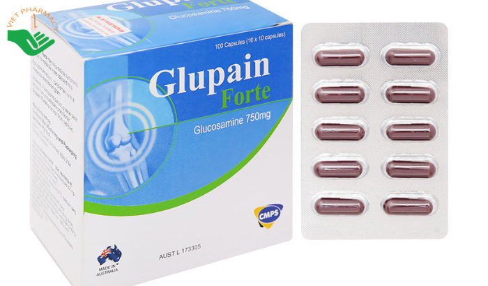 Thuốc Glupain Forte 750mg CMPS giảm thoái hoá khớp (10 vỉ x 10 viên)