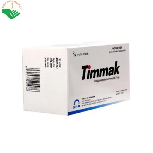 Thuốc hạ huyết áp thế đứng Timmak 3mg