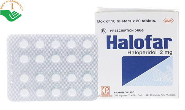 Thuốc Halofar 2mg trị các biểu hiện rối loạn tâm thần.