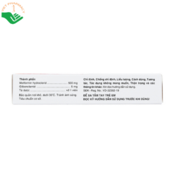 Thuốc Hasanbest 500/5 Hasan trị đái tháo đường tuýp 2 (2 vỉ x 15 viên)