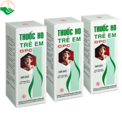 Thuốc ho trẻ em OPC trị các bệnh viêm nhiễm đường hô hấp, các chứng ho gió, ho cảm, ho có đàm, đau họng (chai 90ml)