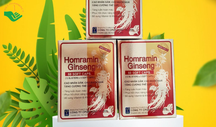 Thuốc Homtamin Ginseng Korea United cung cấp vitamin và muối khoáng (12 vỉ x 5 viên)