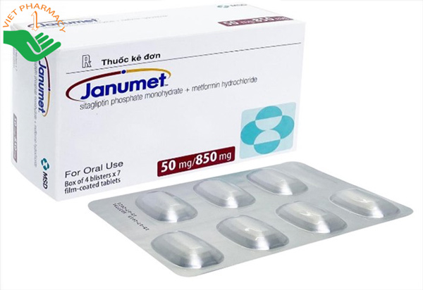 Thuốc Janumet 50mg/850mg.