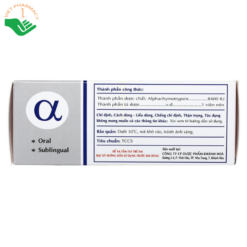 Thuốc Katrypsin Fort 8400IU trị phù nề sau chấn thương, phẩu thuật, bỏng (10 vỉ x 10 viên)