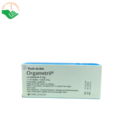 Thuốc kê đơn Organon Orgametril (hộp 1 vỉ x 30 viên)