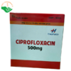 Thuốc kháng sinh Ciprofloxacin 500mg (Hộp 10 vỉ x 10 viên)