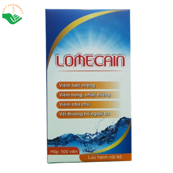 Thuốc Lomecain điều trị nhiệt miệng, loét miệng (500 viên)