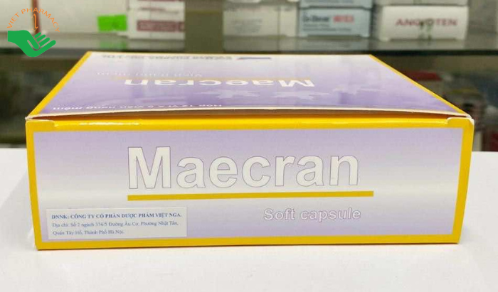 Thuốc Maecran Kolmar Pharma chống lão hóa, cung cấp vitamin (12 vỉ x 5 viên)