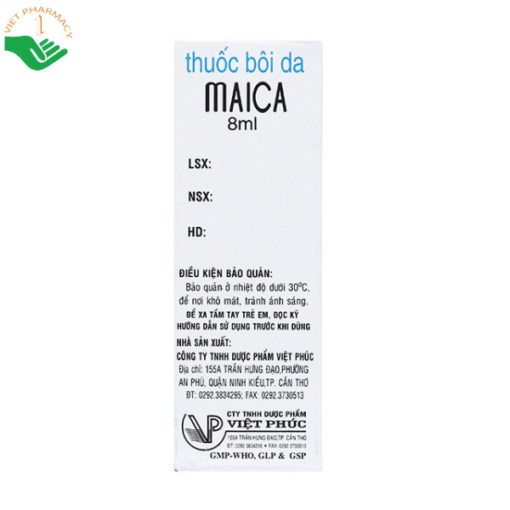 Thuốc Maica Việt Phúc bôi da giảm đau, giảm khó chịu khi da nứt nẻ, nổi ban (8ml)