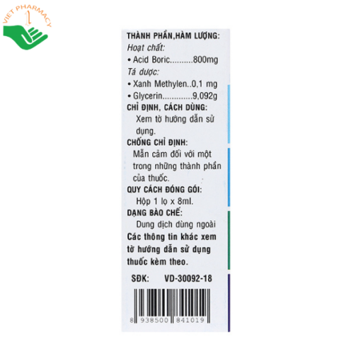 Thuốc Maica Việt Phúc bôi da giảm đau, giảm khó chịu khi da nứt nẻ, nổi ban (8ml)
