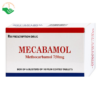 Thuốc Mecabamol 750mg Hà Tây điều trị các bệnh lý cơ xương cấp tính (6 vỉ x 10 viên)