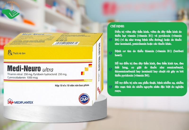Thuốc Medi-Neuro Ultra – Giúp điều trị rối loạn thần kinh hiệu quả