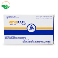 Thuốc Meyerafil 20mg điều trị rối loạn cương dương (Hộp 1 vỉ x 1 viên)