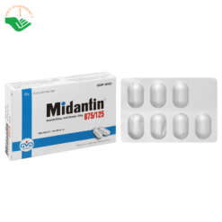 Thuốc Midantin 875/125 trị nhiễm khuẩn (2 vỉ x 7 viên)