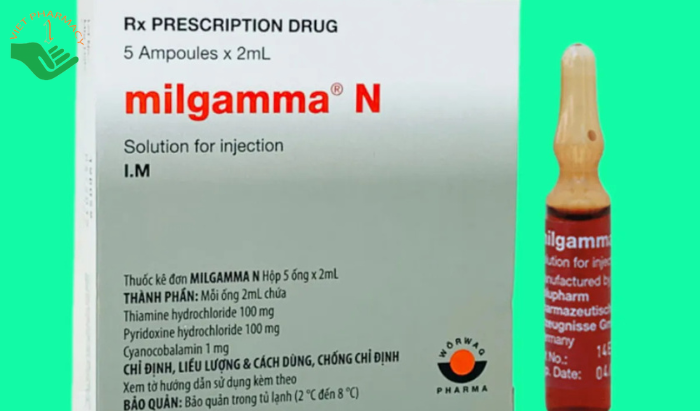 Thuốc Milgamma N Solupharm điều trị bệnh viêm dây thần kinh (5 ống x 2ml)