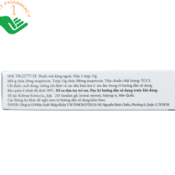 Thuốc mỡ Bacterocin Oint. 20mg/g