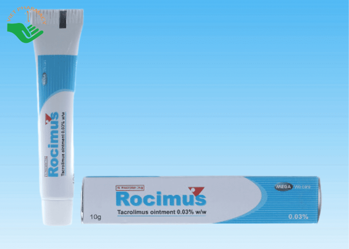 Thuốc mỡ bôi da Rocimus 0.03% MEGA We care điều trị viêm da cơ địa (10g)
