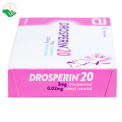 Thuốc tránh thai của Abbott Drosperin 20 dùng hằng ngày (1 vỉ x 28 viên)