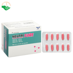 Thuốc Neutri Fore trị viêm dây thần kinh, thiếu máu ác tính (10 vỉ x 10 viên)