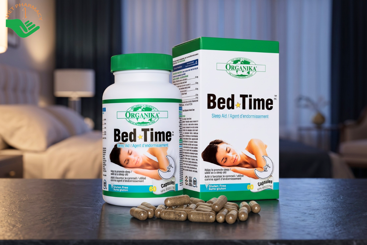 Viên uống hỗ trợ giấc ngủ Organika BedTime