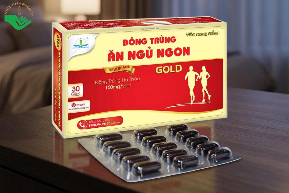 Đông Trùng Ăn Ngủ Ngon Gold
