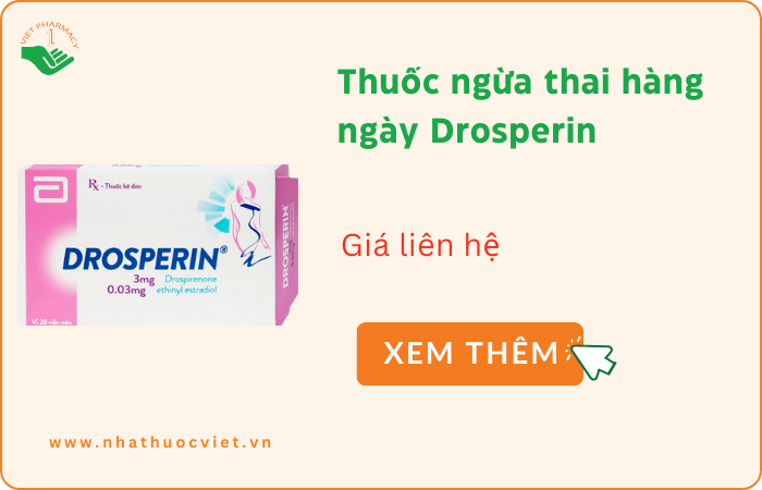 Thuốc tránh thai hàng ngày Drosperin