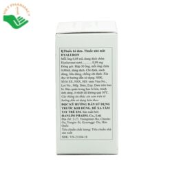 Thuốc nhỏ mắt Hyaluron Eye Drops điều trị tổn thương giác mạc