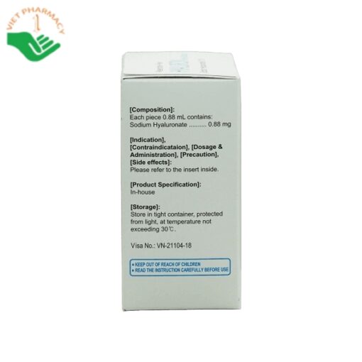Thuốc nhỏ mắt Hyaluron Eye Drops điều trị tổn thương giác mạc