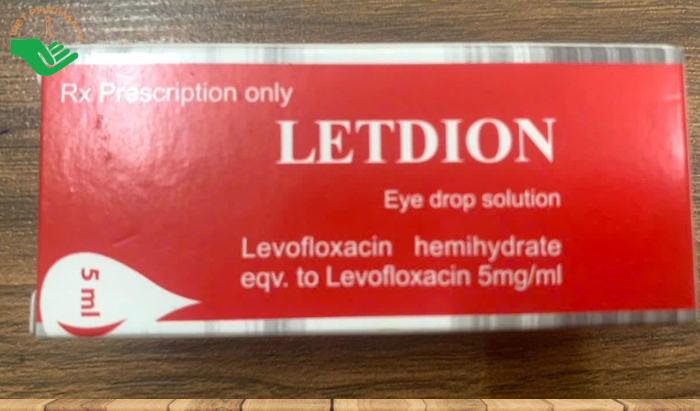 Thuốc nhỏ mắt Letdion 0.5% điều trị tại chỗ cho những nhiễm trùng ở mắt (chai 5ml)