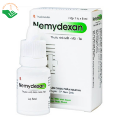 Thuốc nhỏ mắt mũi tai Nemydexan Nam Hà điều trị viêm kết mạc, viêm mũi, viêm tai ngoài (8ml)
