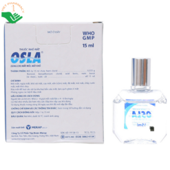 Thuốc nhỏ mắt Osla Merap Group dùng cho mắt mỏi, mắt khô, ngứa mắt, khô rát mắt (15ml)