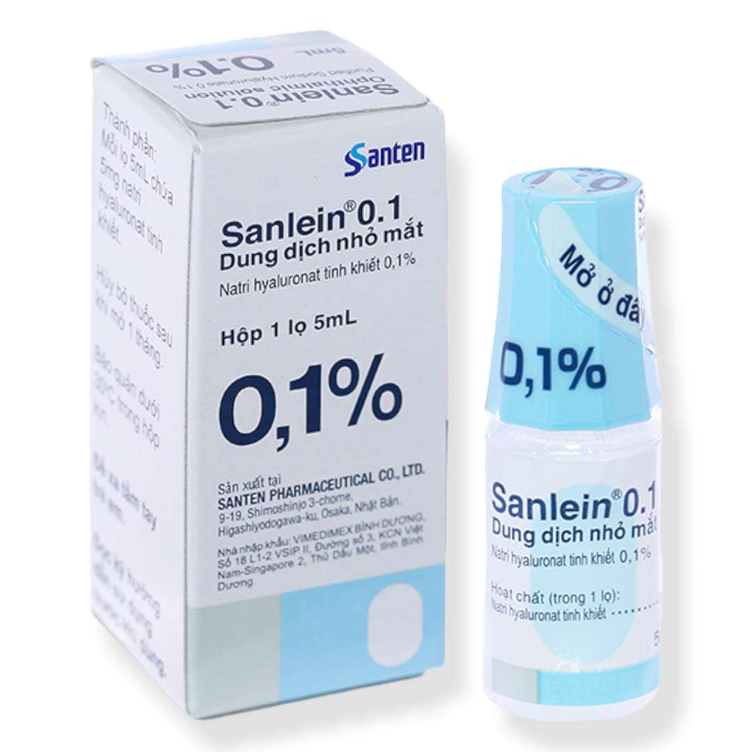 Thuốc nhỏ mắt sanlein 0,1%