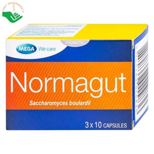 Thuốc Normagut phòng và trị tiêu chảy (Hộp 3 vỉ x 10 viên)