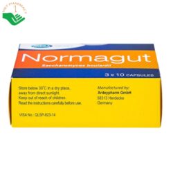 Thuốc Normagut phòng và trị tiêu chảy (Hộp 3 vỉ x 10 viên)