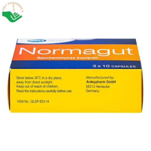 Thuốc Normagut phòng và trị tiêu chảy (Hộp 3 vỉ x 10 viên)